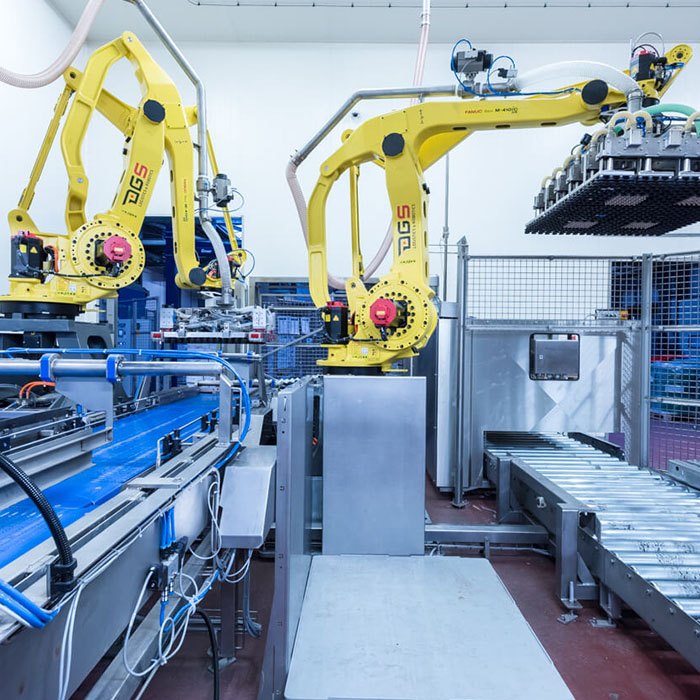 Geautomatiseerde cold-store van Blokland met robotsystemen